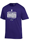 Main image for Northwestern Wildcats Purple Champion 2025 Womens Field Hockey Champs Jersey Short Sleeve T Shirt
