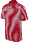 Main image for Mens Cincinnati Bearcats Red Nike Victory Stripe Short Sleeve Polo Shirt