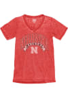 Main image for Nebraska Cornhuskers Good Hearted Soft Short Sleeve T-Shirt - Red