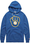 Main image for Homage Milwaukee Brewers Mens Navy Blue Throwback Fashion Hood