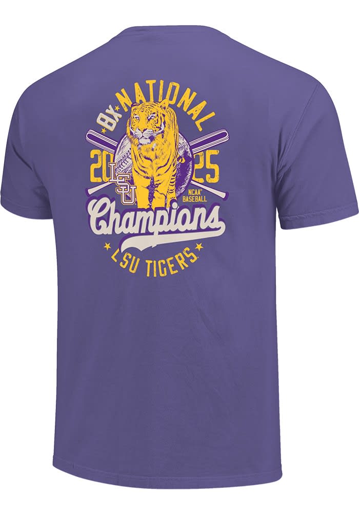 LSU Tigers PURPLE 2025 College World Series Champions Short