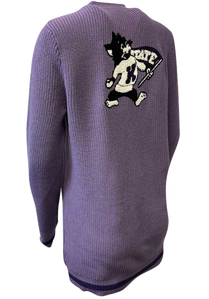Womens LAVENDER K-State Wildcats Vermillion Long Sleeve