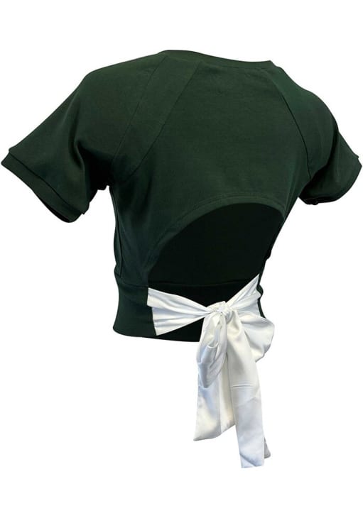 Michigan State Spartans Womens Green Marmalade Short Sleeve T-Shirt