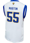 Main image for Zack Austin Mens White Pitt Panthers NIL Basketball Basketball Jersey