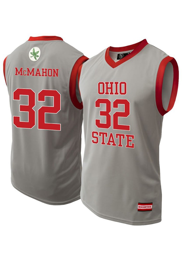 Cotie McMahon Ohio State Buckeyes GREY NIL Jersey - 43680129