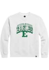 Main image for Eastern Michigan Eagles Mens White Nanodrop Arch Mascot Long Sleeve Crew Sweatshirt