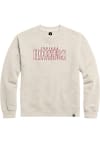 Main image for Mens Oatmeal Indiana Hoosiers Part Time Flat Name Crew Sweatshirt