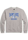 Main image for Saint Louis Billikens Mens Grey Open Pillow Long Sleeve Crew Sweatshirt