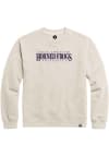 Main image for TCU Horned Frogs Mens Oatmeal Part Time Flat Name Long Sleeve Crew Sweatshirt
