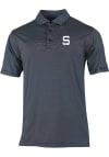 Main image for Mens Penn State Nittany Lions Navy Blue Columbia Vault Heat Seal Double Hit Short Sleeve Polo Shir..