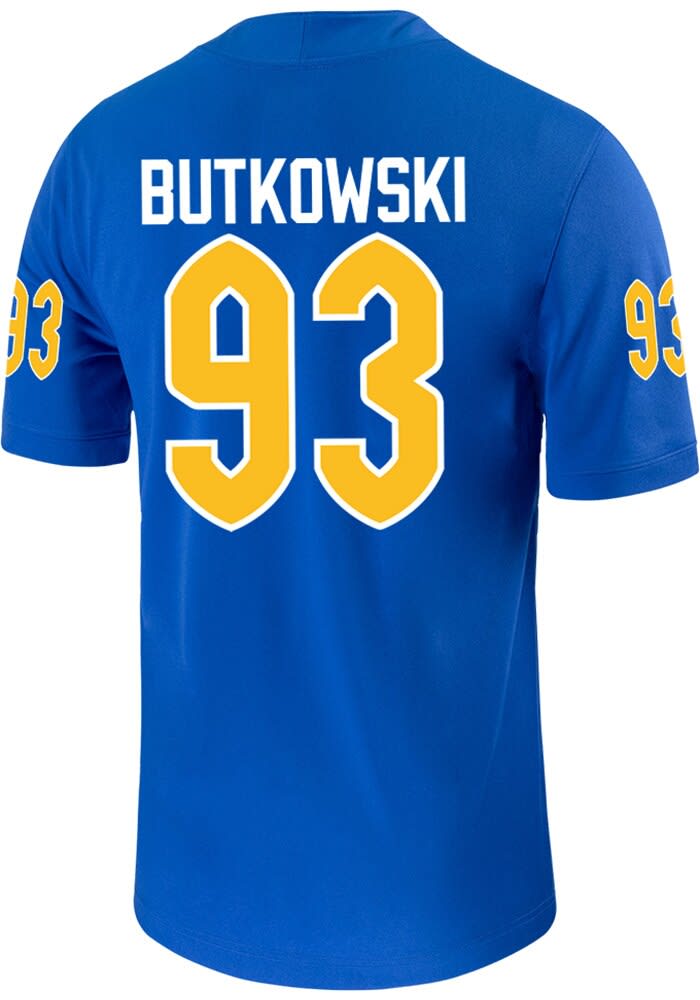 Trey Butkowski Pitt Panthers BLUE Football Football Name And