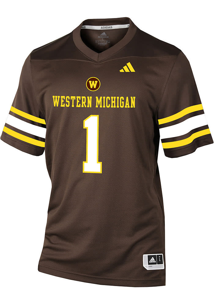 Adidas Western Michigan Broncos BROWN Football Replica Jersey