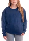 Main image for Womens Illinois Fighting Illini Orange Gameday Social Easley Embossed Crew Sweatshirt