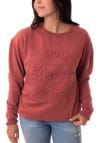 Main image for Womens Indiana Hoosiers Crimson Gameday Social Carson Circle Crew Sweatshirt