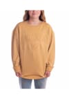 Main image for Womens Iowa Hawkeyes Gold Gameday Social Easley Embossed Crew Sweatshirt