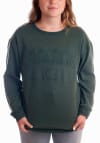 Main image for Womens Michigan State Spartans Green Gameday Social Easley Embossed Crew Sweatshirt