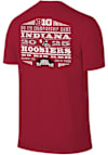 Main image for Indiana Hoosiers 2025 Big 10 Football Championships Short Sleeve T Shirt - Crimson