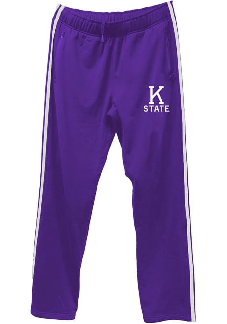 Mens K-State Wildcats Purple Wes and Willy Vault Tricot Track Pants