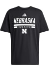 Main image for Nebraska Cornhuskers Black Adidas Fresh Short Sleeve T Shirt