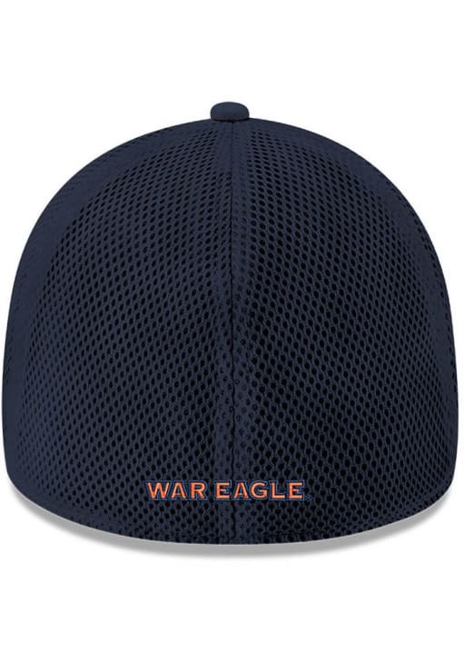 New Era Auburn Tigers Mens Navy Blue Vault War Eagle Neo 39THIRTY Flex Hat