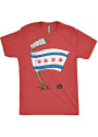Chitown Clothing Chicago Red Chicago Flag Short Sleeve T Shirt