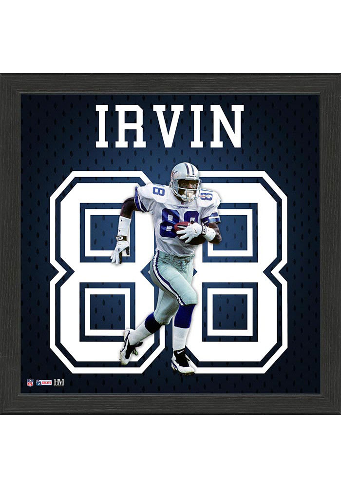 Dallas Cowboys Michael Irvin Impact Jersey Picture Frame BLUE