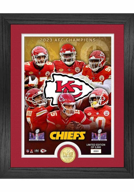  Kansas City Chiefs 10.5 x 13 Sublimated Horizontal Team Logo  Plaque - NFL Team Plaques and Collages : Sports & Outdoors