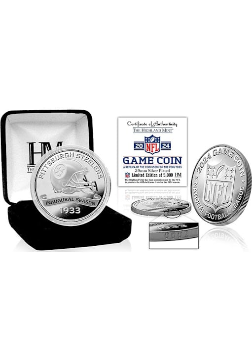 Pittsburgh Steelers 2024 Season Silver Coin Collectible SILVER