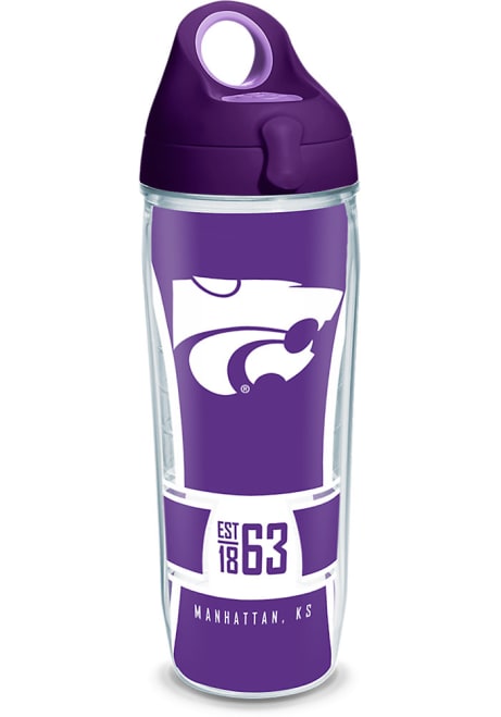 Purple K-State Wildcats 24oz Spirit Water Bottle
