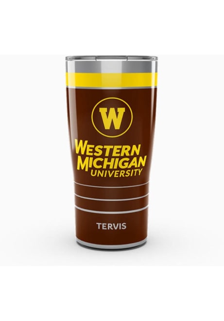 Brown Western Michigan Broncos 20oz MVP Stainless Steel Tumbler