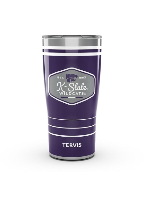 Purple K-State Wildcats 20oz Vintage Stainless Steel Tumbler