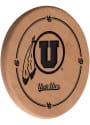 Utah Utes 13 in Laser Engraved Wood Sign