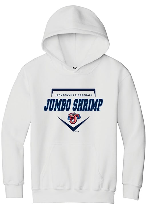 Jacksonville Jumbo Shrimp Summit Sportswear Youth White Homeplate