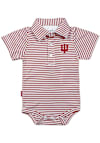 Main image for Baby Red Indiana Hoosiers Carson Short Sleeve One Piece Polo