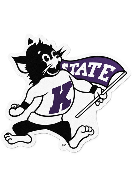 Purple K-State Wildcats Mascot Stickers