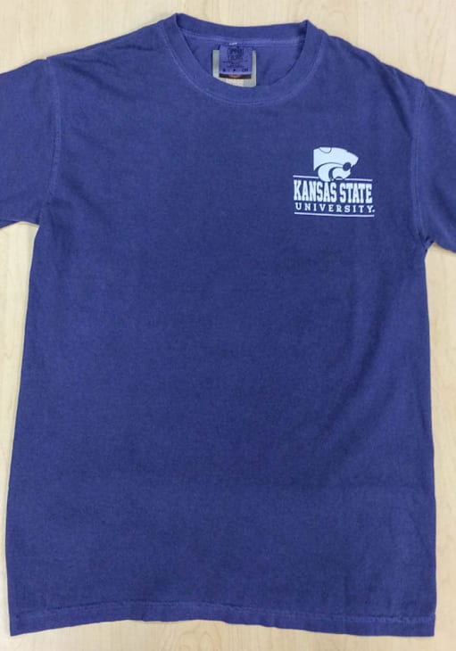 K-State Wildcats GRAPE Comfort Colors Short Sleeve T Shirt