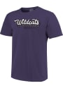 Northwestern Wildcats Womens Retro Stack Script T-Shirt - Purple