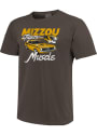 Missouri Tigers Womens Muscle Car T-Shirt - Grey