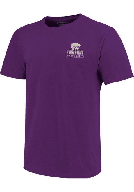 K-State Wildcats Comfort Colors University Short Sleeve T Shirt - Purple