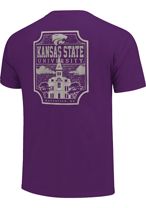PURPLE K-State Wildcats Comfort Colors University Short Sleeve T