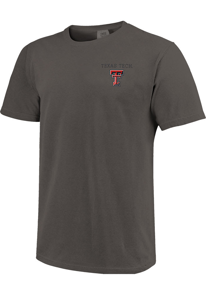 Texas Tech Red Raiders GREY Comfort Colors Short Sleeve T Shirt