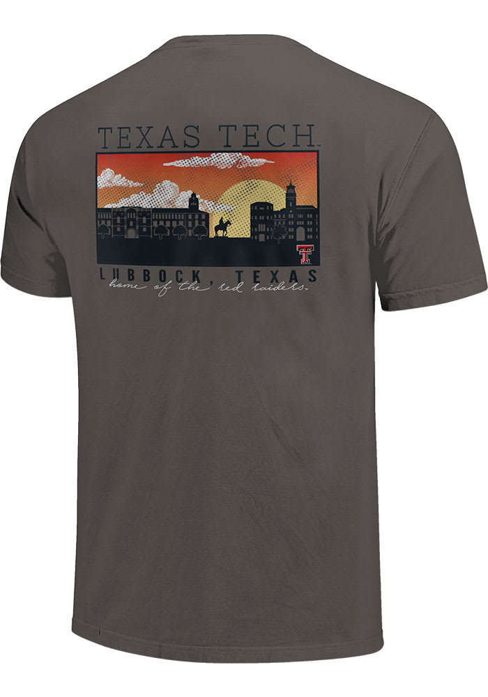 Texas Tech Red Raiders GREY Comfort Colors Short Sleeve T Shirt