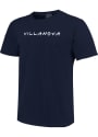 Villanova Wildcats Womens Wordmark Dots T-Shirt - Navy Blue