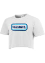 Villanova Wildcats Womens Ombre Oval T-Shirt - White