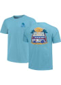 Kansas Jayhawks Womens Beach Vibes T-Shirt - Blue
