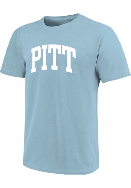 Pitt Panthers Classic Short Sleeve T Shirt - Light Blue