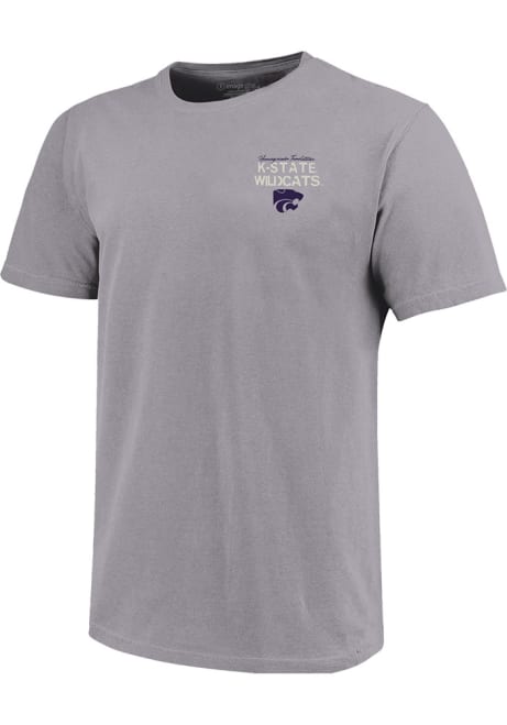 K-State Wildcats Duck Lakeside Short Sleeve T Shirt - Grey