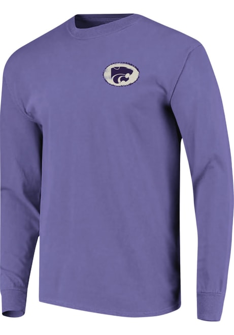 Mens Lavender K-State Wildcats Vintage Pickup Truck Tee