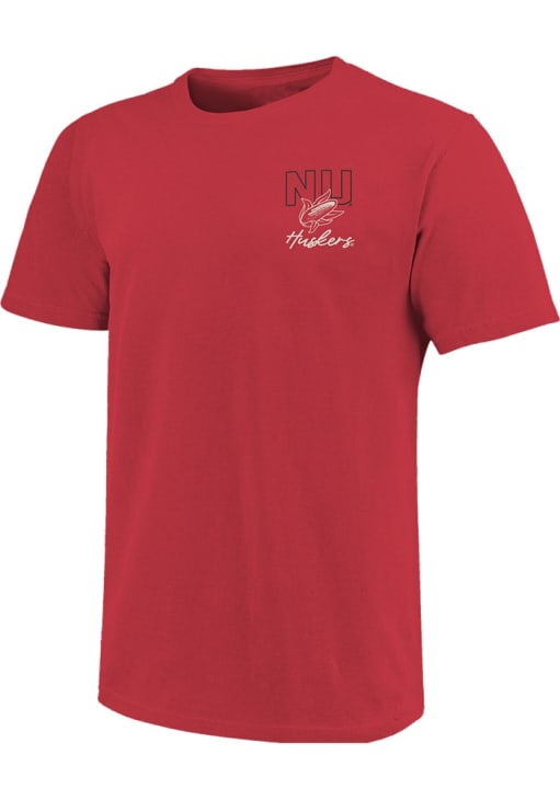 Nebraska Cornhuskers Womens Red Through the Years Short Sleeve T-Shirt