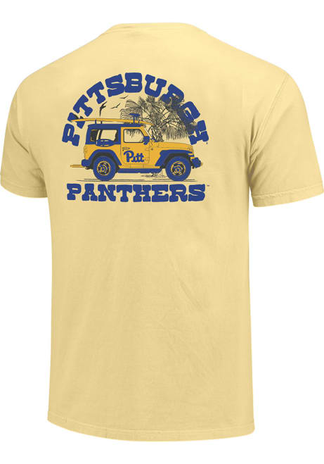 Pitt Panthers Loading Up For the Waves Short Sleeve T-Shirt - Yellow